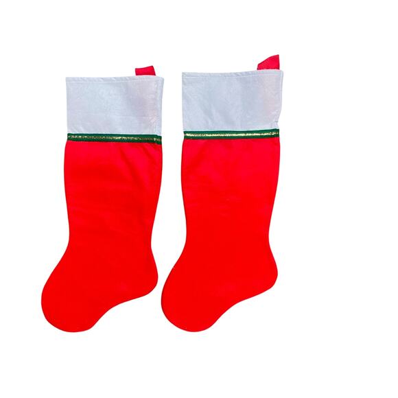 Hobby Lobby Christmas Stocking Lot of 2 Extra Large New - Picture 1 of 4